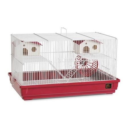 Prevue Hendryx Deluxe Hamster & Gerbil Cage- Bordeaux Red